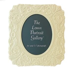 Lenox Portrait Gallery Ivory Porcelain 5x7 Photo Frame – Made in USA